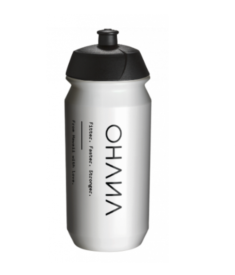 OHANA TRIATHLON Bidon in biodegradable plastic. Indispensable for your cycling training.