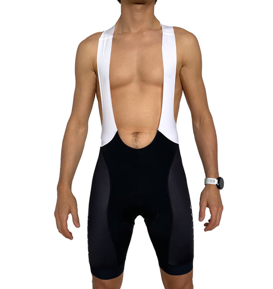 OHANA Triathlon Cycling Bib Short Men for your best performance. Enjoy your race and training with our chamois pad made for ultra distances.